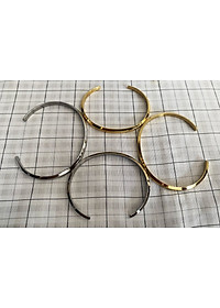 Vòng tay Cuff không đen, không rỉ - Lắc Tay Cặp Đôi Nam Nữ Titan