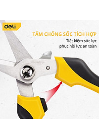 Kìm Cắt Đa Năng Deli Cao Cấp Kích Thước 8inch - Chất Liệu Chống Mòn, Gỉ - Sử Dụng Được Trên Nhiều Vật Liệu - DL2908