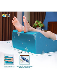 GỐI CHỐNG GIÃN TĨNH MẠCH YOROKOBI - KÍCH THƯỚC 55x48x25CM, HÀNG THƯƠNG HIỆU