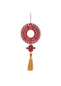 Combo 6D - Bộ 6 dây treo trang trí Tết Khai Lộc Hoàng Kim màu đỏ, trang trí mai, đào