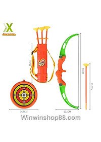 Đồ Chơi Bắn Cung Bằng Nhựa Dành Cho Trẻ Em V.2, Đồ Chơi Vận Động Cho Trẻ
