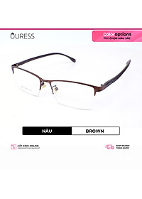 Gọng kính hợp kim cước thời trang nam nữ siêu nhẹ siêu bền Ouress 58007