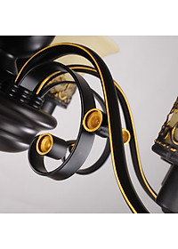 Đèn trần - Đèn chùm - Đèn trang trí độc đáo HUNTER (loại 8 bóng)