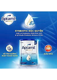 Combo 4 Sản phẩm dinh dưỡng công thức Aptamil Profutura Cesarbiotik 1 Infant Formula (Dành cho trẻ từ 0 - 12 tháng tuổi) - 800g