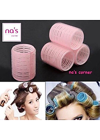 Lô quấn tóc tự dính cuốn uốn phồng tóc mái nhựa (1 cái)