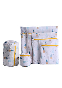 Combo 6 Túi Giặt Lưới Bảo Vệ Quần Áo, túi lưới mịn polyester bảo quản quần áo