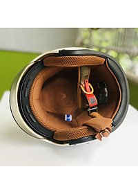 Nón bảo hiểm 3/4 ROYAL M139 có kính âm màu ĐEN NHÁM