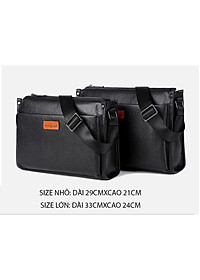 Túi đeo chéo nam DA BÒ THẬT - BEE GEE DCN9428