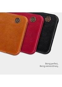 Bao Da Da Bò Nillkin Qin Cho Xiaomi Mi 9 Có Ngăn Đựng Thẻ - Hàng Chính Hãng