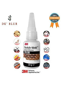 Keo Dán Đa Năng Siêu Dính 3M PR100 Scotch-Weld Plastic & Rubber Instant Adhesive 20g