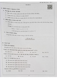 Combo Sách - Bài tập tuần Toán 4 tập 1 + 2