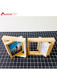 Khung ảnh để bàn xoay dọc nhiều kích thước, khung ảnh trang trí Anzzar KAX-01