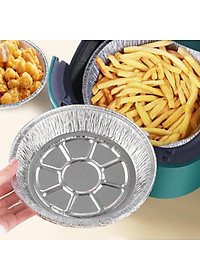 Bát Bạc Lót Nồi Chiên Không Dầu Cỡ 22cm Dày Cứng Tái Sử Dụng Nướng Nồi Chiên Không Dầu Đồ Nhà Bếp