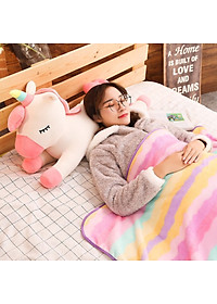 Gối ôm cho bé hình ngựa kỳ lân một sừng cao cấp