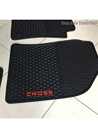 Thảm Lót Sàn Cao Su 3D Xe Toyota Cross 2020-2022 Hàng Cao Cấp, Không Mùi