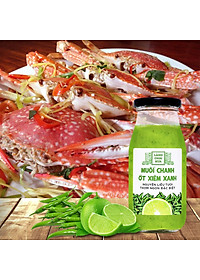 Đặc Sản Phan Thiết - Muối Chanh Ớt Xiêm Xanh Cao Cấp Làng Chài Xưa, Nguyên Liệu Tươi, Thơm Ngon Đặc Biệt, Chai Thủy Tinh 300Gr
