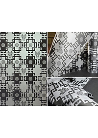 5m decal dán kính ô vuông trắng đen DK12(0.45mx5m)