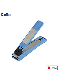 Bấm móng tay cao cấp Kai, phần bọc nhựa được thiết kế dùng để làm nơi chứa móng tay trong khi cắt, bấm tránh rơi vãi khắp nơi - nội địa Nhật Bản