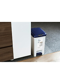 Thùng Rác Nhựa Cao Cấp Đạp Chân Nắp Đậy Chữ Nhật 10 Lít Inochi Nhật Bản (200 x 270 x 332 mm) - Giao màu ngẫu nhiên