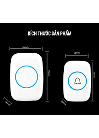 Chuông Cửa Không Dây Thông Minh Teement TM01 , Chống Nước Khoảng Cách Sử Dụng Trong 300M - Hàng Chính Hãng