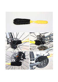Dụng Cụ Vệ Sinh Lau Chùi Bảo Dưỡng Xe Đạp Gồm Chổi Lau Sên Xích, Chổi Cọ Lốp, Găng Tay Vải (Nhiều Món) Giúp Lau Chùi Vệ Sinh Nhanh Chóng