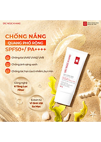 Kem chống nắng Sắc Ngọc Khang 50g giúp chống nắng hiệu quả với chỉ số SPF50, PA++++