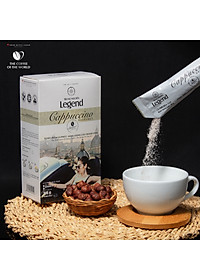 Trung Nguyên Legend - Cà phê hoà tan rang xay Cappuccino Hazelnut - Hộp 12 gói x 18gr