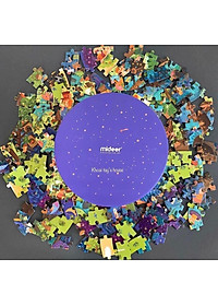 Đồ chơi xếp hình ghép hình puzzle dạng hình tròn Mideer - Chủ đề Khu rừng (150 mảnh ghép)