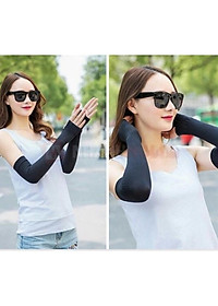 COMBO 10 Găng tay chống nắng xỏ ngón Hàng Quốc ( giao màu ngẫu nhiên)