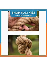 Dây Thừng Trang Trí Nhà Cửa Sợi Gai Tự Nhiên (Bán Theo Mét)