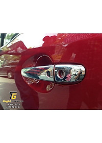 Bộ ốp tay nắm, hõm cửa xe Mazda CX3, CX3 mạ Crom
