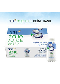 Thùng 24 chai nước uống sữa trái cây TH true JUICE MILK việt quất tự nhiên 300 ml (300 ml x 24)