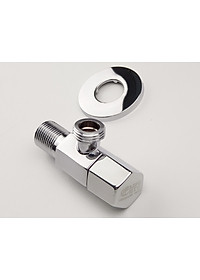 Van giảm áp và khóa đường nước Đồng mạ Chrome Eurolife EL-X40 (Trắng bạc)