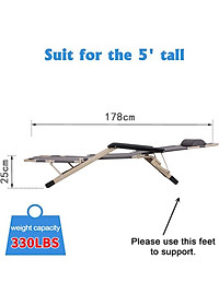 Ghế xếp thư giãn, Khung sắt cao cấp, Ghế xếp nằm ngủ trưa gấp gọn tiện lợi New Beginning