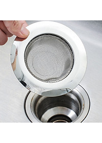Lưới Lọc Rác, Lưới Inox Lọc Rác Bồn Rửa Chống Tắc Nghẽn Không Gỉ - Hàng Chính Hãng MINIIN Loại 1