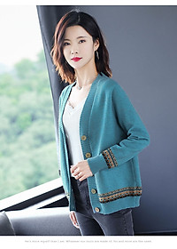 Áo Cardigan Nữ Họa Tiết Xinh Thời Trang Korea Haint Boutique Ak36