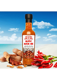 Đặc Sản Phan Thiết - Nước Mắm Me Cao Cấp Làng Chài Xưa, Nguyên Liệu Tươi, Thơm Ngon Đặc Biệt Từ Me, Tỏi, Ớt Tươi, Chai Thủy Tinh 300G