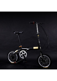 Xe đạp thể thao gấp gọn khung cacbon siêu nhẹ Sanhippo_ Xe đạp điều chỉnh độ cao cho trẻ em và người lớn có trợ lực