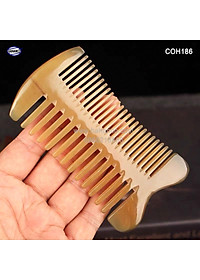 Lược sừng đa năng – Lược răng thưa và mau (Size: S – 10cm) COH186 – Chăm sóc tóc