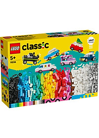 LEGO CLASSIC 11036 Đồ chơi lắp ráp Bộ gạch chi tiết chủ đề phương tiện xe (900 chi tiết)