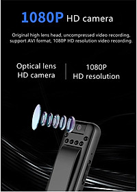 SOAIY Máy Ghi Âm Hỗ Trợ Quay Video Full HD 1080 Xoay 180 Độ Tầm Nhìn Ban Đêm Voice Recorder D3 - Hàng Nhập Khẩu