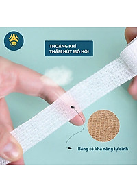 COMBO 2 CUỘN Băng vải quấn bảo vệ ngón chân giảm ma sát, chống chai sần khi mang giày - Giao Màu Ngẫu Nhiên