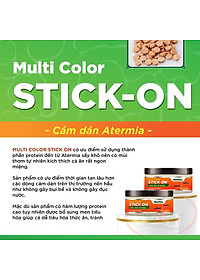 Thức ăn dán Multi Stick On đạm tổng hợp artemia viên dán bể cá tép cảnh