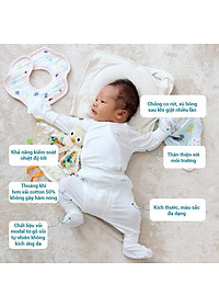 Bộ quần áo cộc cho bé 100% Cotton Lụa – Comfybaby Siêu nhẹ - thoáng mát QACF22042021 size 3-12 tháng