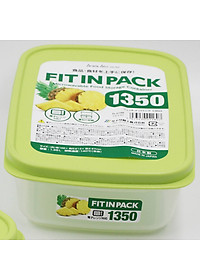 Hộp Bảo Quản Thực Phẩm Dùng Được Lò Vi Sóng Hàng Nhật Bản + Tặng Gói Trà Sữa Matcha / Cafe Macca 20g