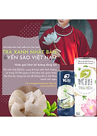 TRÀ YẾN KITI HƯƠNG SEN - "PHÚC LỘC" THÙNG 6 LON(250ml/lon)