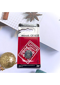Vỉ 1 viên pin chính hãng Maxell CR1632 Nhật Bản