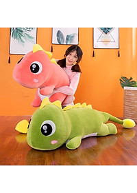 Gấu Bông Khủng Long Mắt Lồi Đuôi Tim Dễ Thương Siêu Cưng (55cm--->160cm) Gối Ôm Khủng Long Đuôi Tim Siêu Mềm Mịn, Êm Ái Hàng Cao Cấp