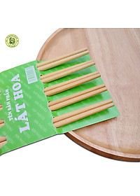 ĐŨA GỖ - DỤNG CỤ NHÀ BẾP - ĐŨA GỖ LÁT HOA - HÀNG VIỆT NAM CHẤT LƯỢNG CAO (01 BỘ 10 ĐÔI)