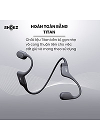 Tai Nghe Bluetooth Thể Thao Truyền Âm Thanh Qua Xương SHOKZ OPEN RUN S803 - Hàng chính hãng